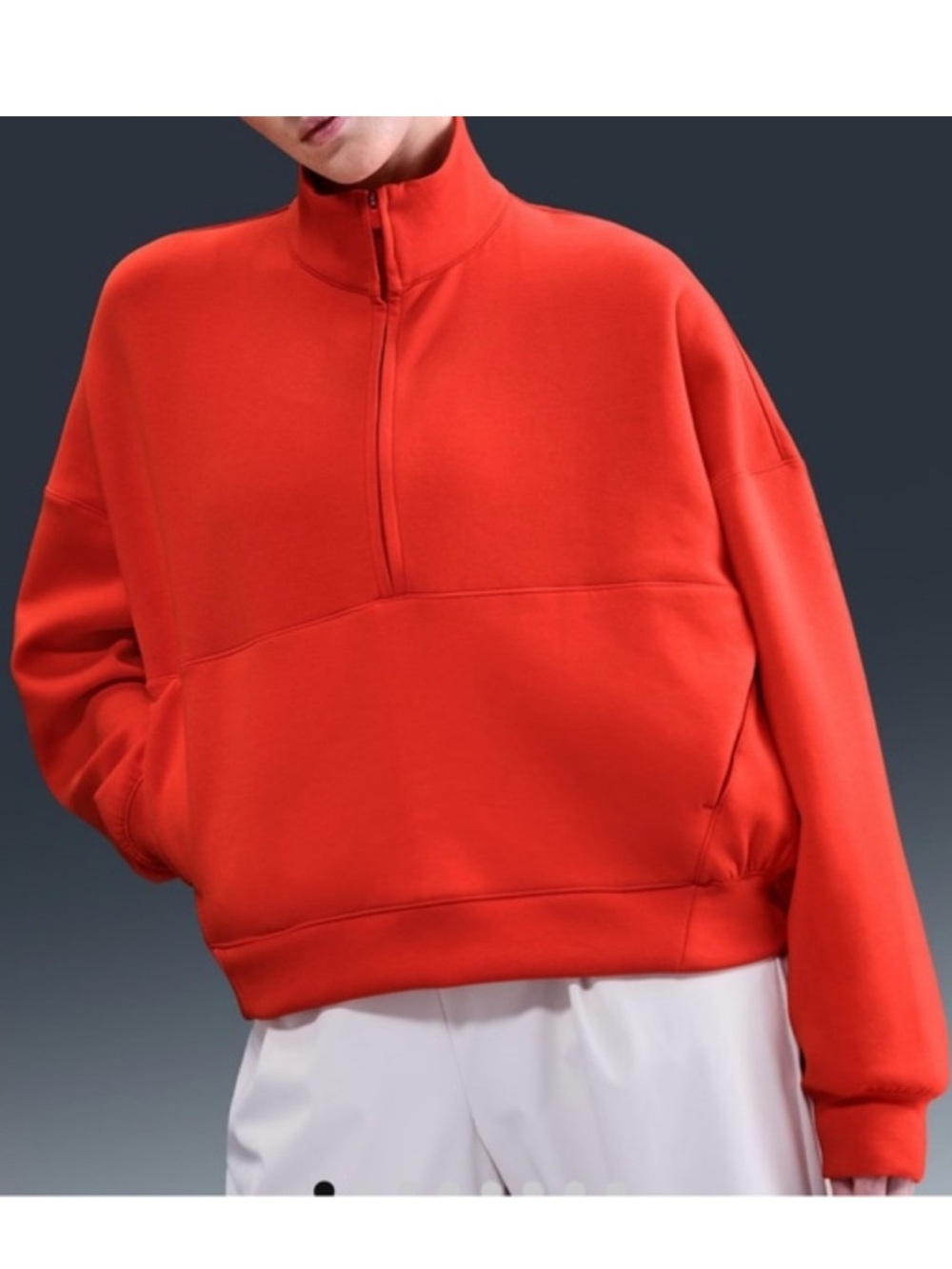 Nike 24.7 Impossibly Soft Women's Dri-FIT Oversized 1/2-Zip Top